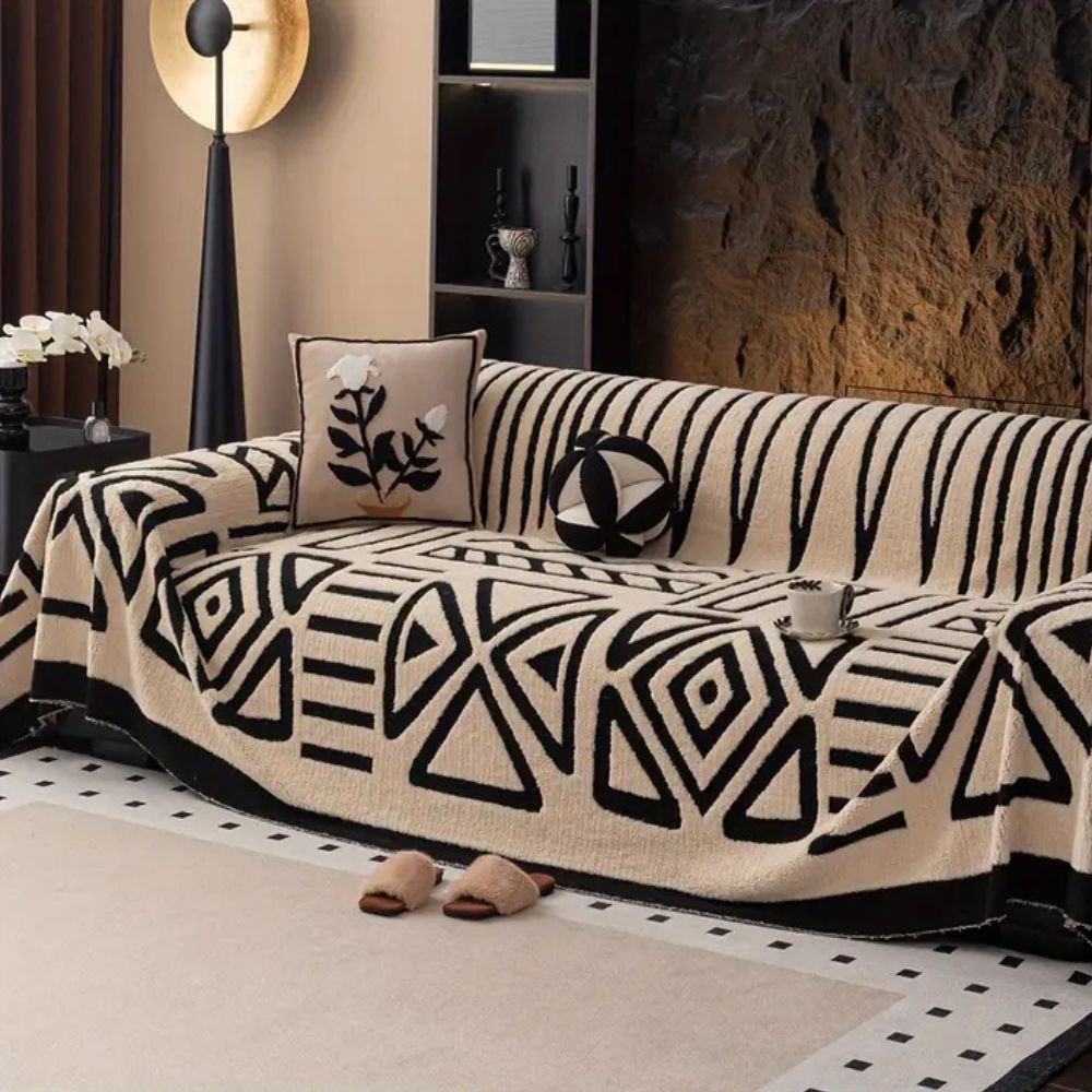 Moderniqa | Microfibre Maze Sofa Cover