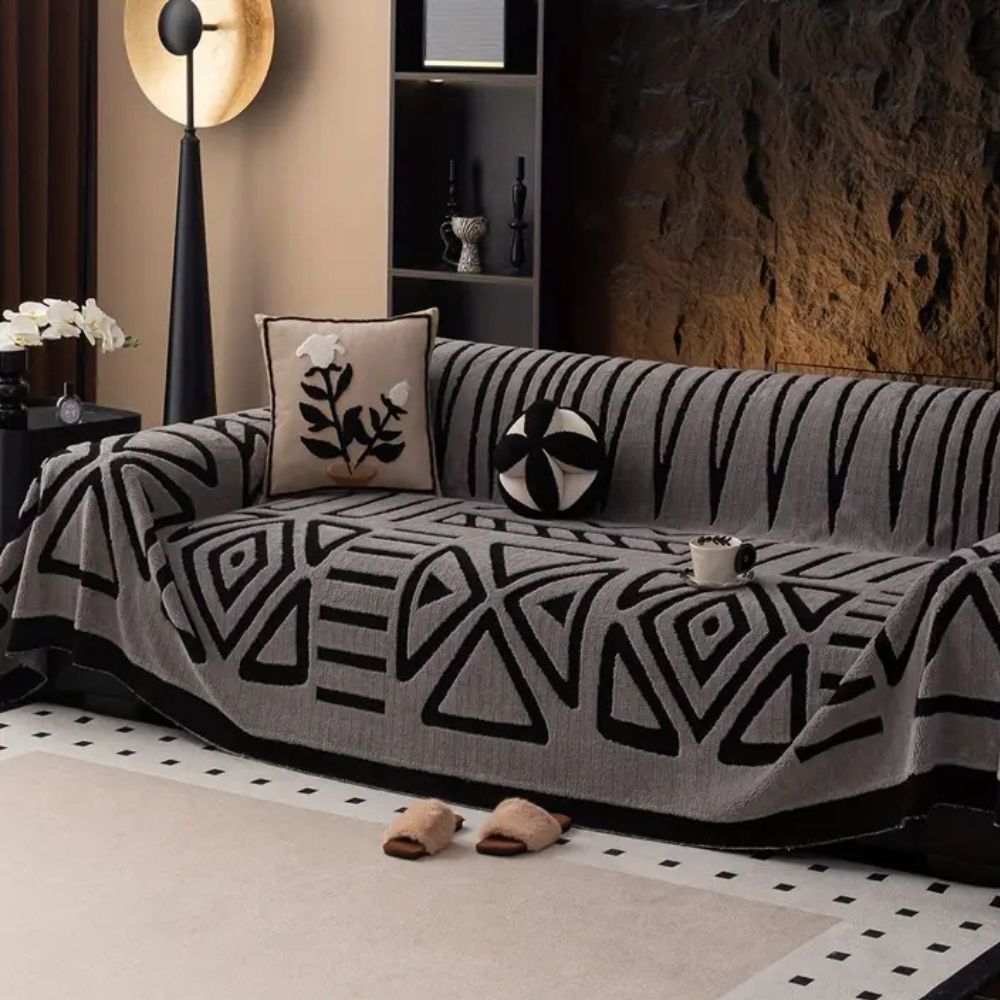 Moderniqa | Microfibre Maze Sofa Cover