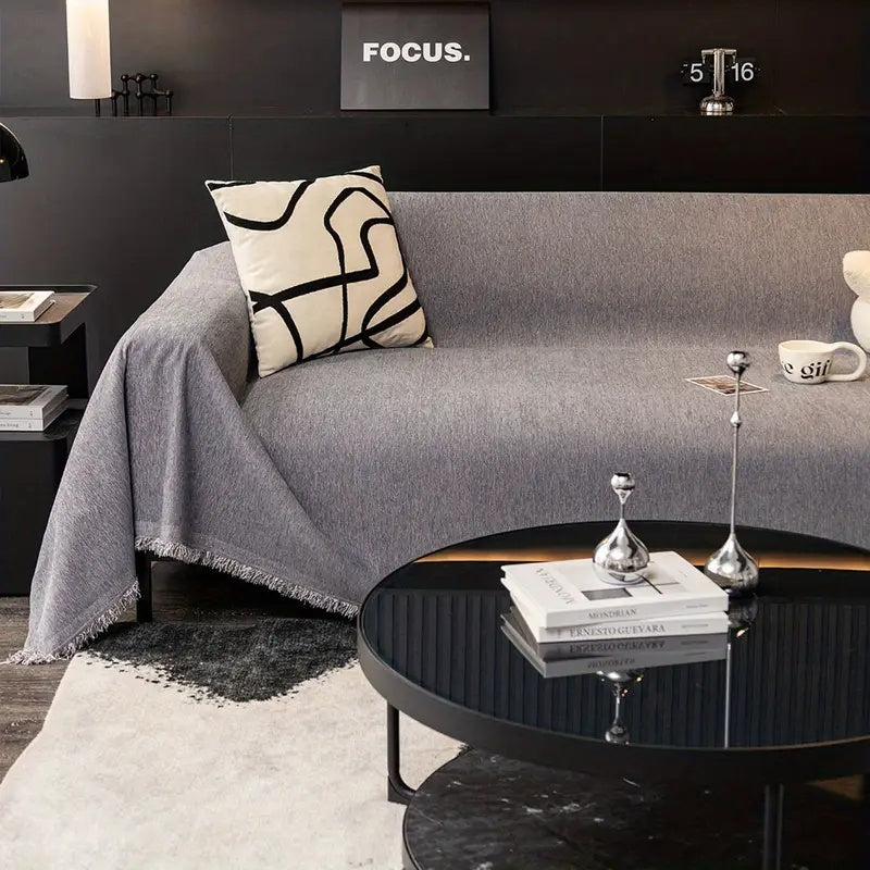 Moderniqa | Minimalist Chenille Sofa Cover