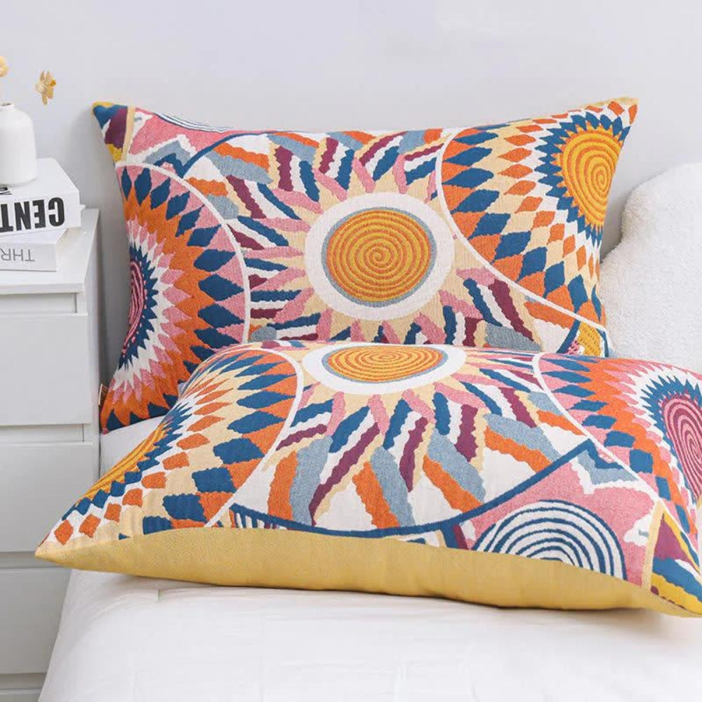 Moderniqa | Nordic Sun Print Cotton Pillowcases