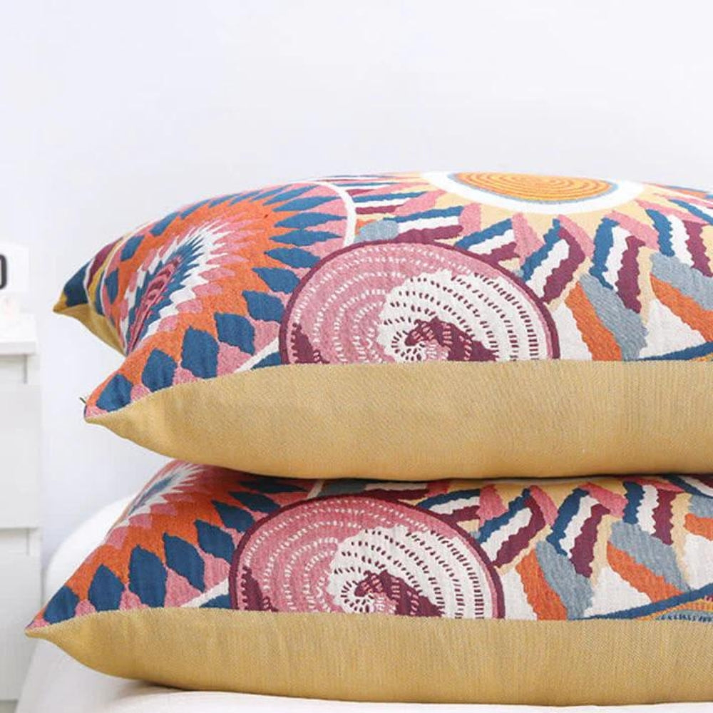 Moderniqa | Nordic Sun Print Cotton Pillowcases