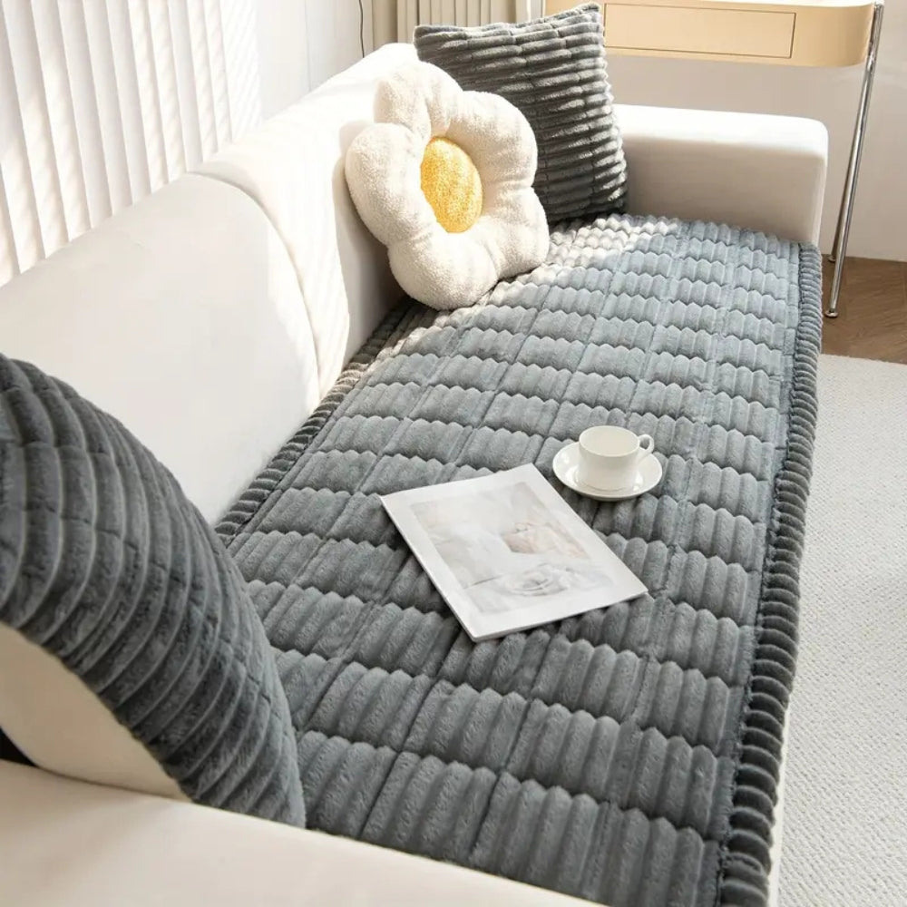 Moderniqa | Plush Flannel Sofa Cover