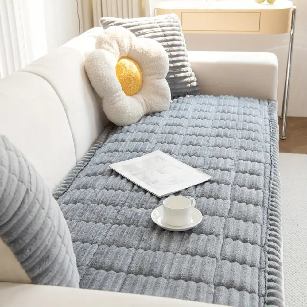 Moderniqa | Plush Flannel Sofa Cover