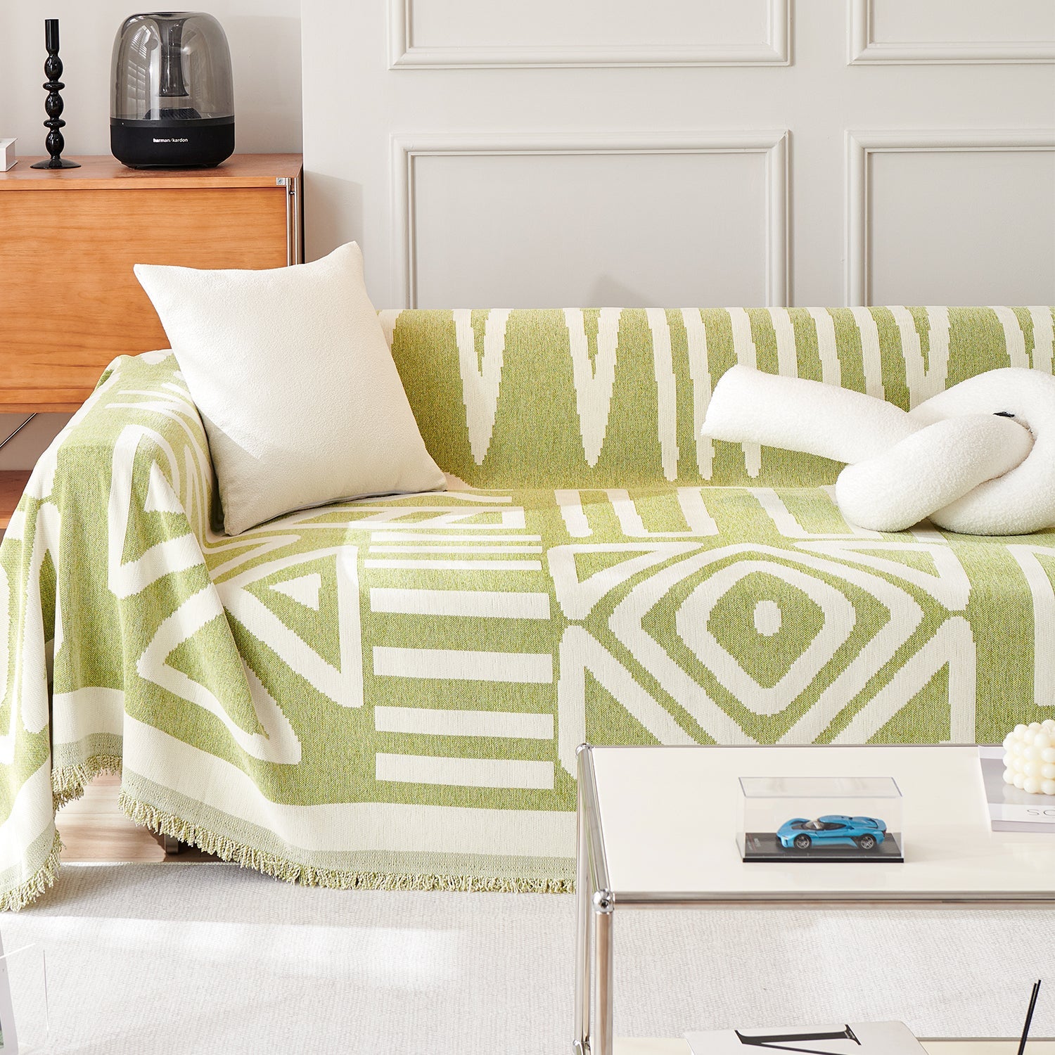 Moderniqa | Durable geometric boho sofa cover