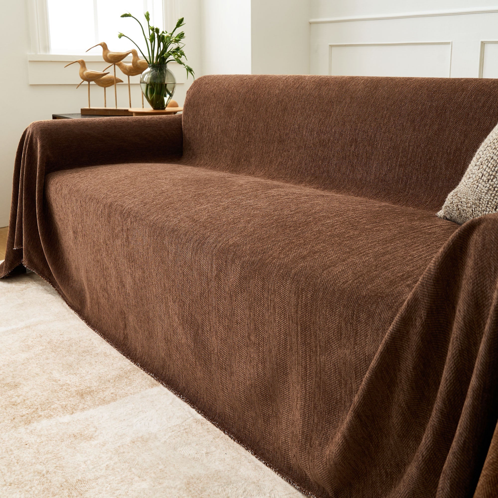 Moderniqa | Pet-friendly herringbone sofa cover