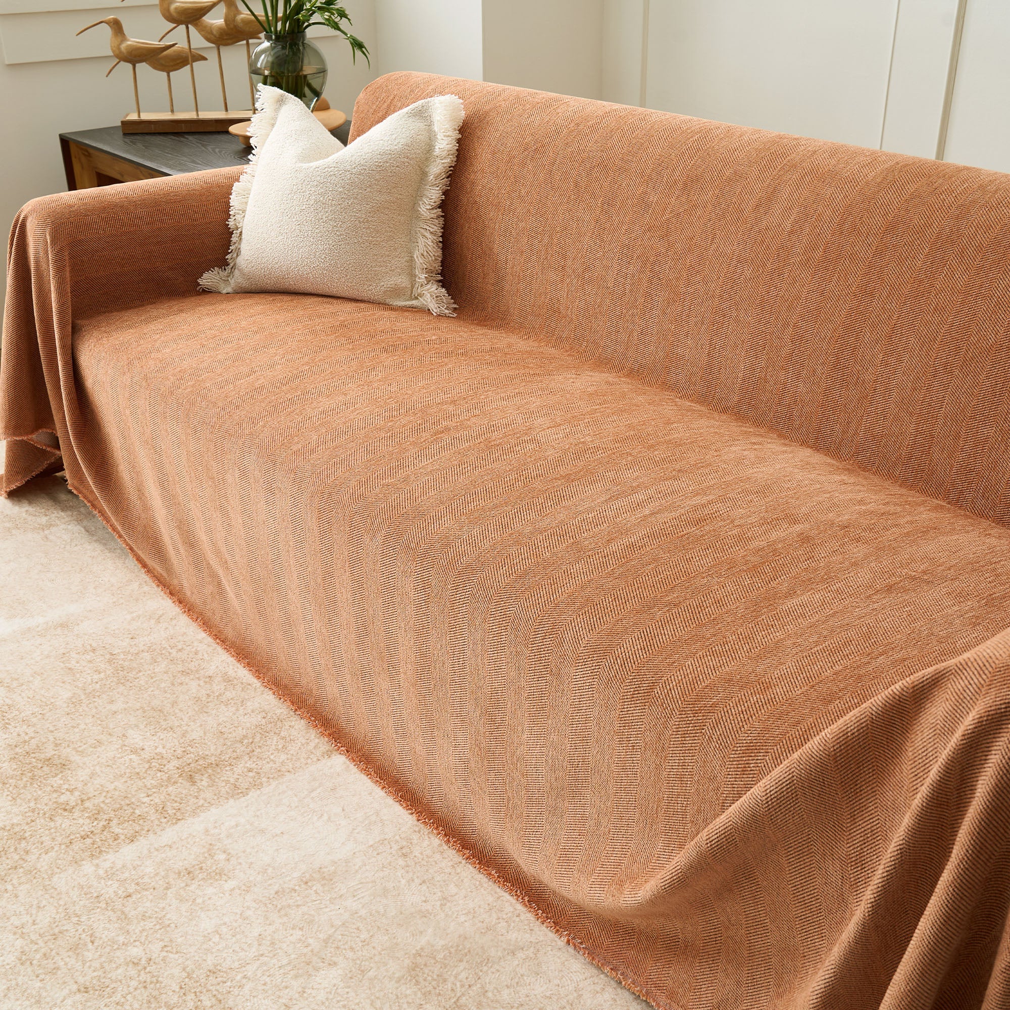 Moderniqa | Pet-friendly herringbone sofa cover