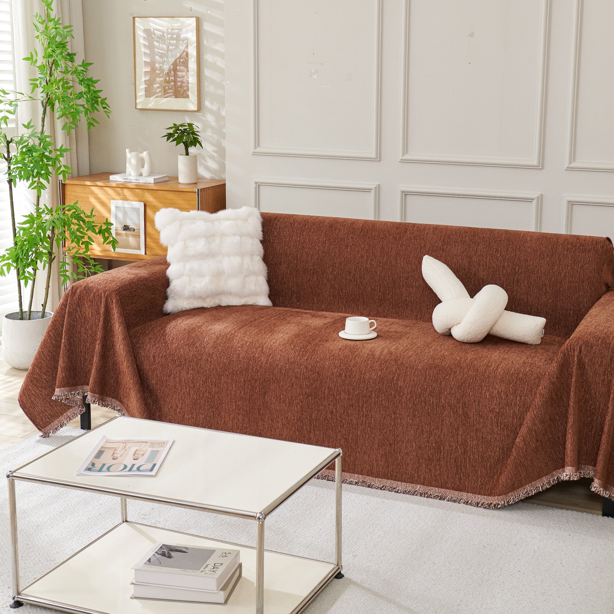 Moderniqa | Geometric boho sofa cover for pets