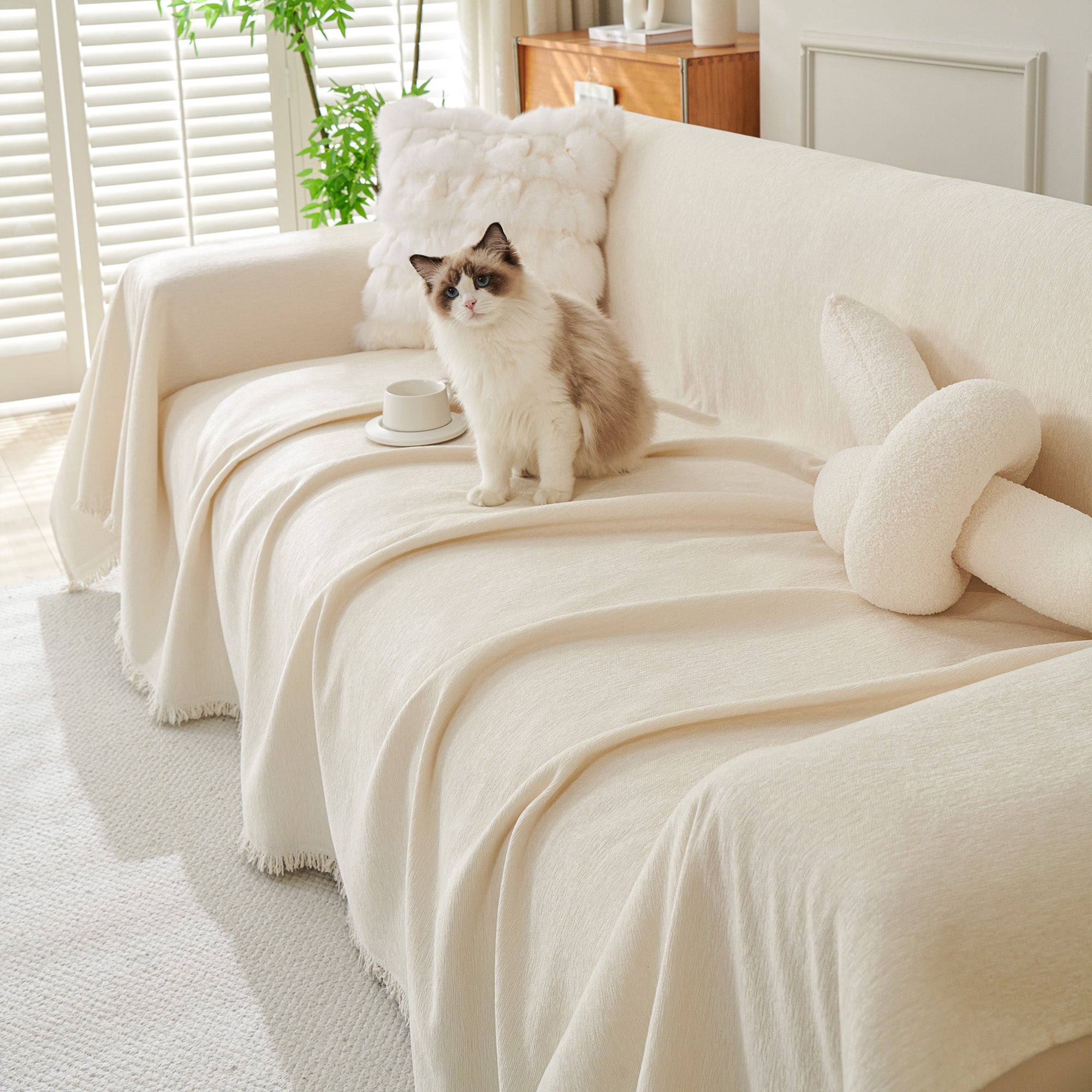 Moderniqa | Geometric boho sofa cover for pets