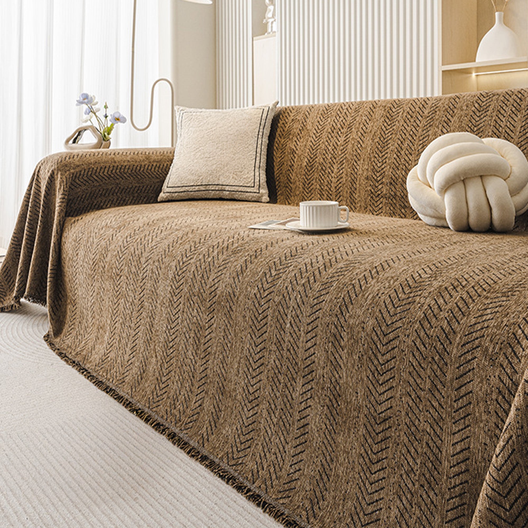 Moderniqa | Chenille Washable Sofa Cover