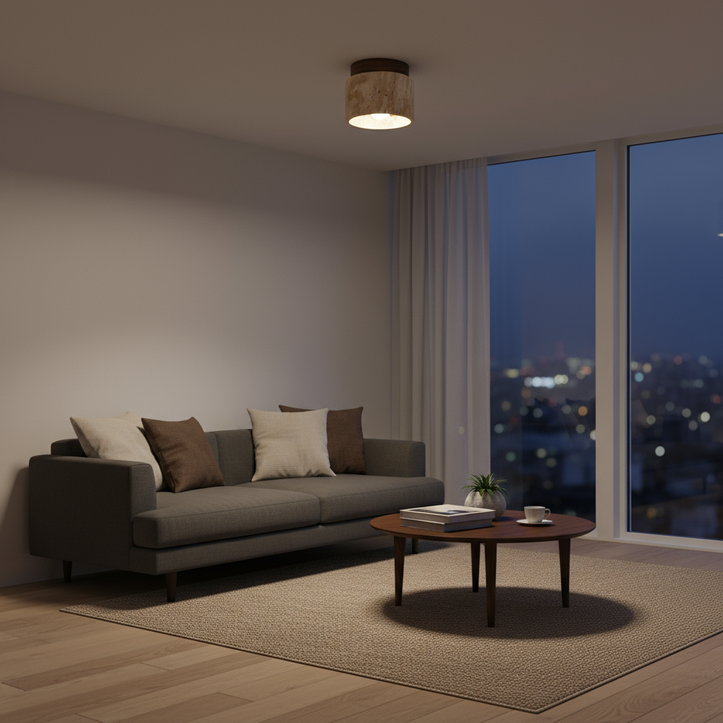 Moderniqa | Flush Mount Ceiling Light Fixture - Japanese Style